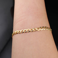 Real 10K Gold Cuban Bracelet
