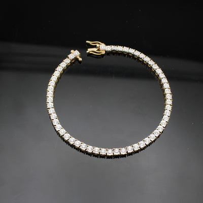 10K Diamond Tennis Bracelet 1.1 Ctw