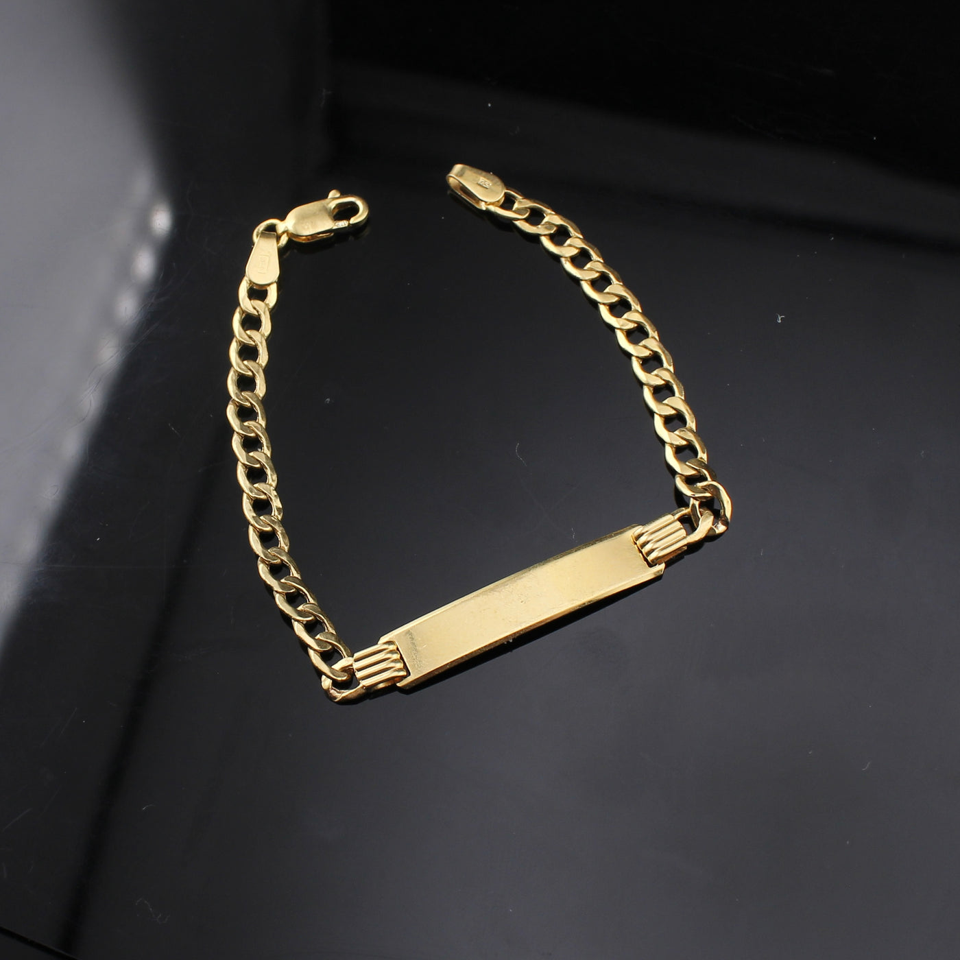 10K Cuban ID Bracelet