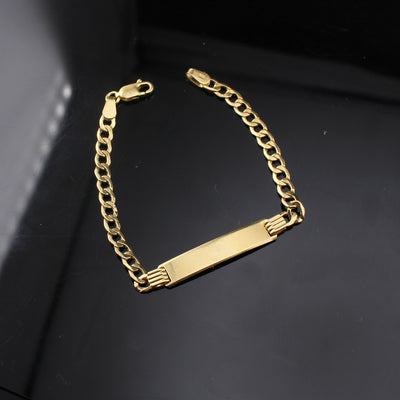 10K Cuban ID Bracelet