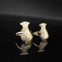 Anillo de Oro Real de 10K con Bolsa de Dinero
