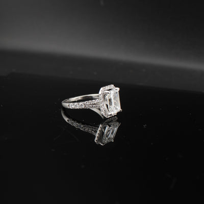 14K Lab Diamond Radiant Engagement
