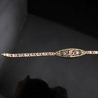 Real 14K Gold Quinceañera Bracelet
