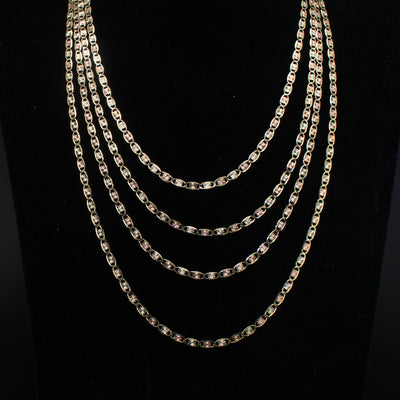 10K Gold Valentino Chains 3.5mm