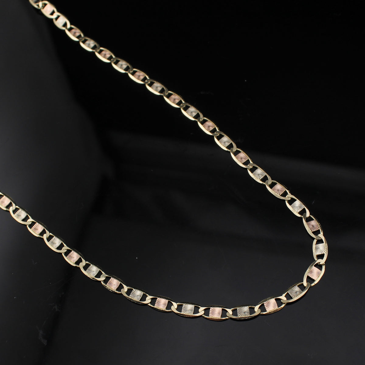 Real 10K Gold 4mm Valentino Chains