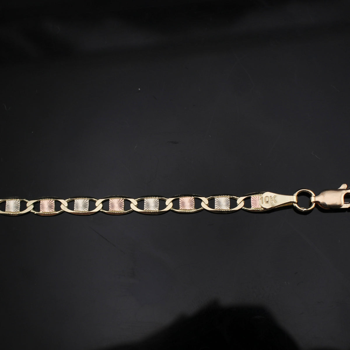 Cadenas Valentino de Oro 10K auténtico de 2 mm