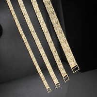 Pulsera de Pepitas de Oro de 14K Auténtico para Hombre
