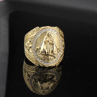 Real 10K Gold San Juan De Los Lagos Mens Ring