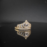 Real 14K Gold Quinceañera Ring