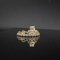 Real 14K Gold Quinceañera Ring