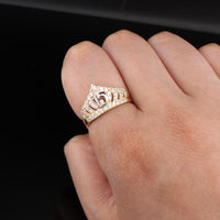 Real 14K Gold Quinceañera Ring