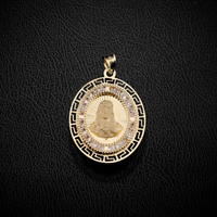 Real 10K Gold Jesus Pendant