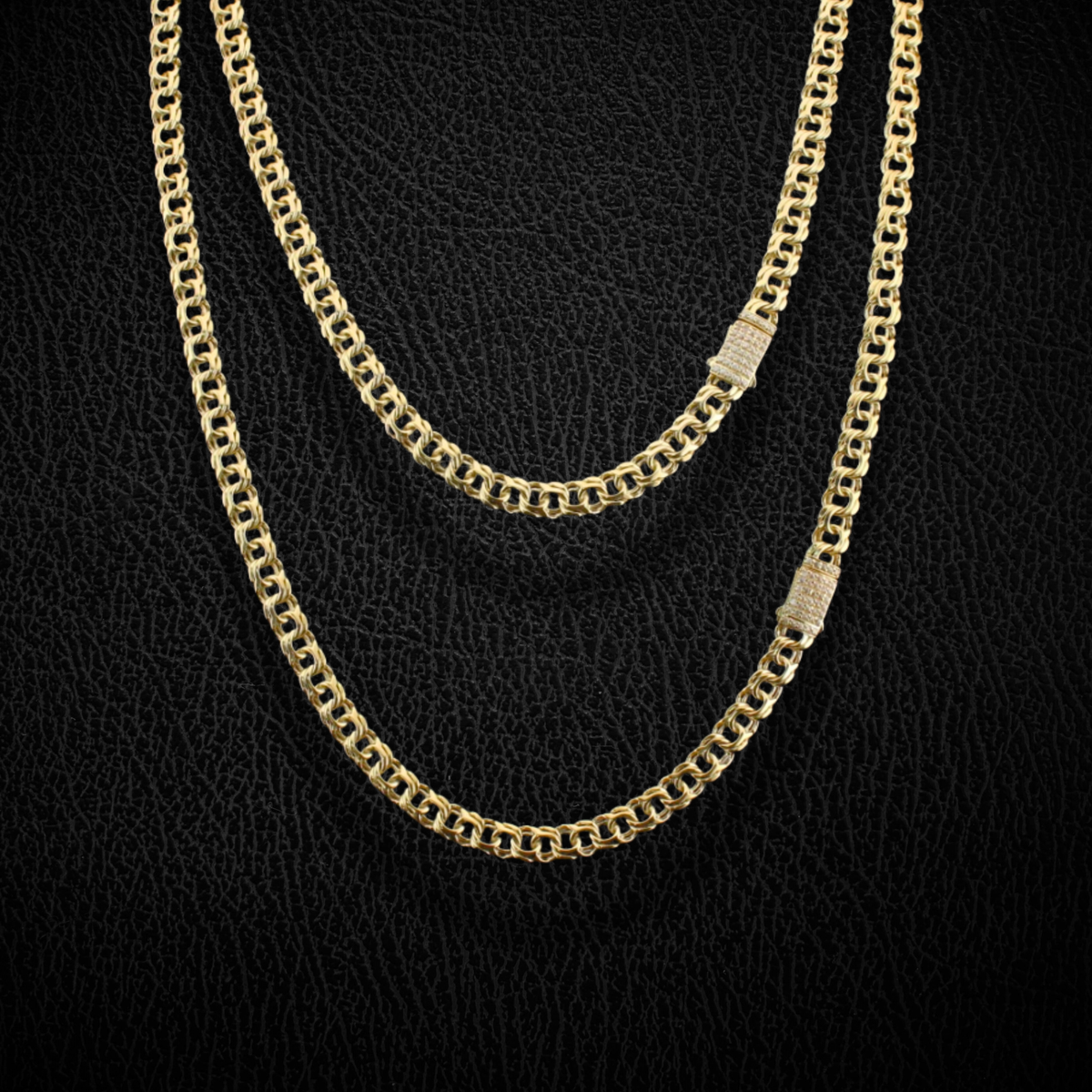 Real 10K Gold 5.5mm Chino Chain