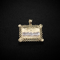Real 10K Gold Last Supper Pendant