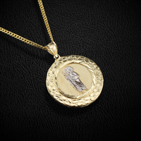 Real 10K Gold St. Jude Pendant