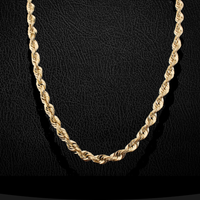 Cadena de oro macizo de 10 quilates