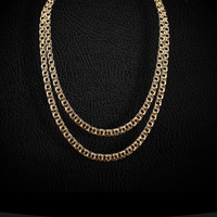 Cadena china de oro macizo de 14 quilates
