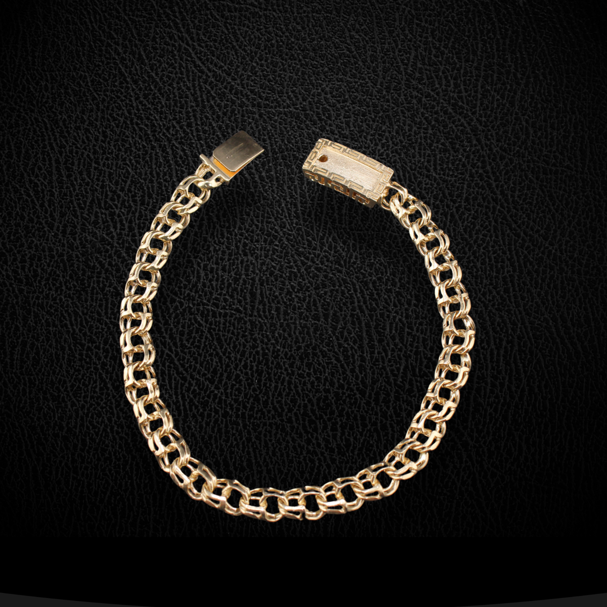 Pulsera china de oro de 14 quilates auténtico