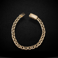 Pulsera china de oro de 14 quilates auténtico