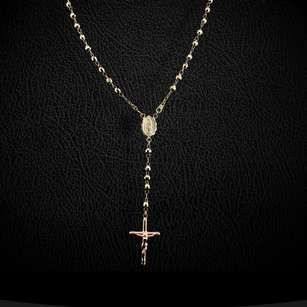 Real 14K Gold Rosary Chain