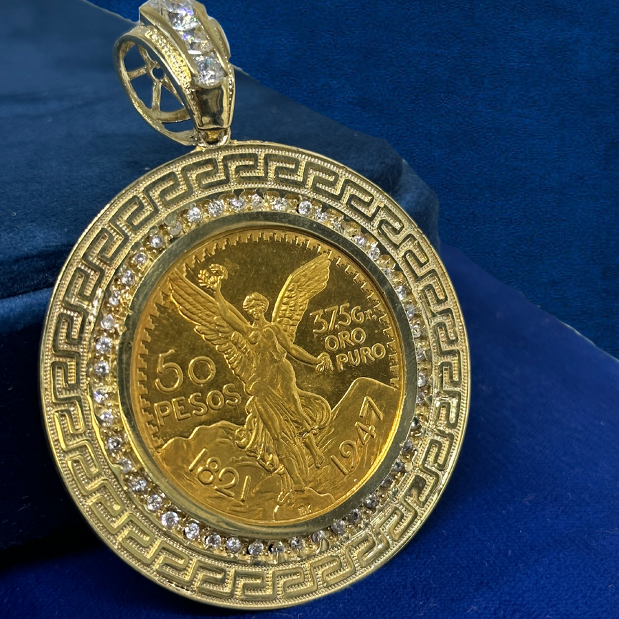 50 Pesos Coin Pendent