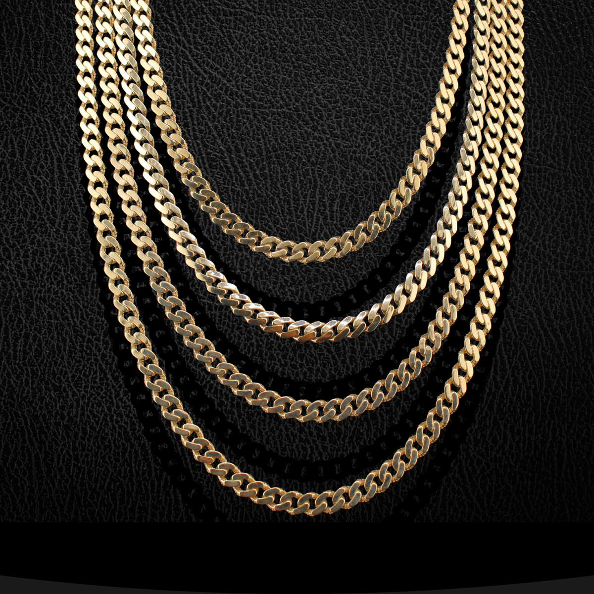 Real 10K Gold 6mm Royal Cuban Chain