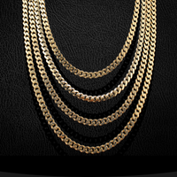 Real 10K Gold 6mm Royal Cuban Chain