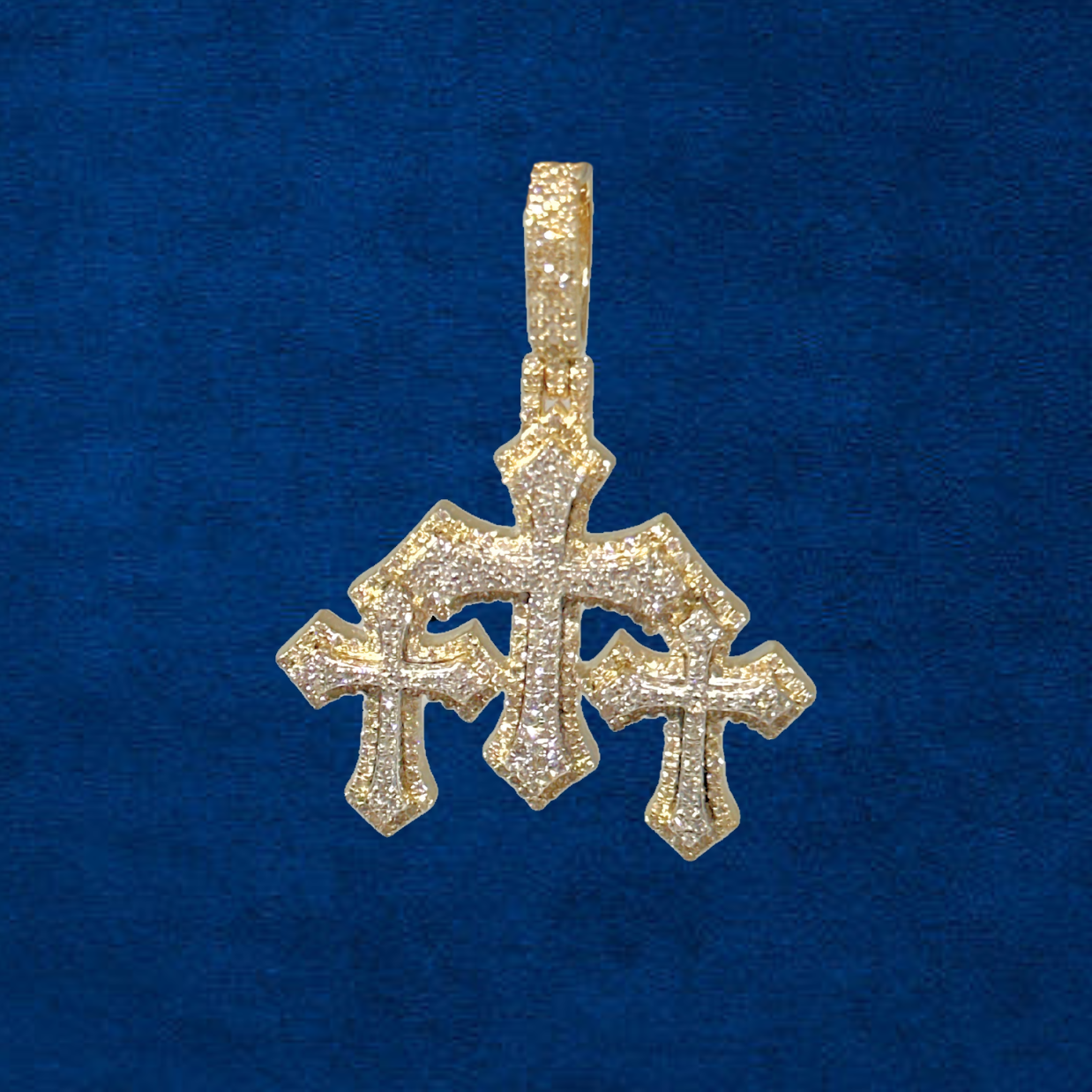 10k Diamond Clover Studs