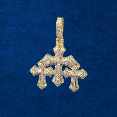 10k Diamond Clover Studs
