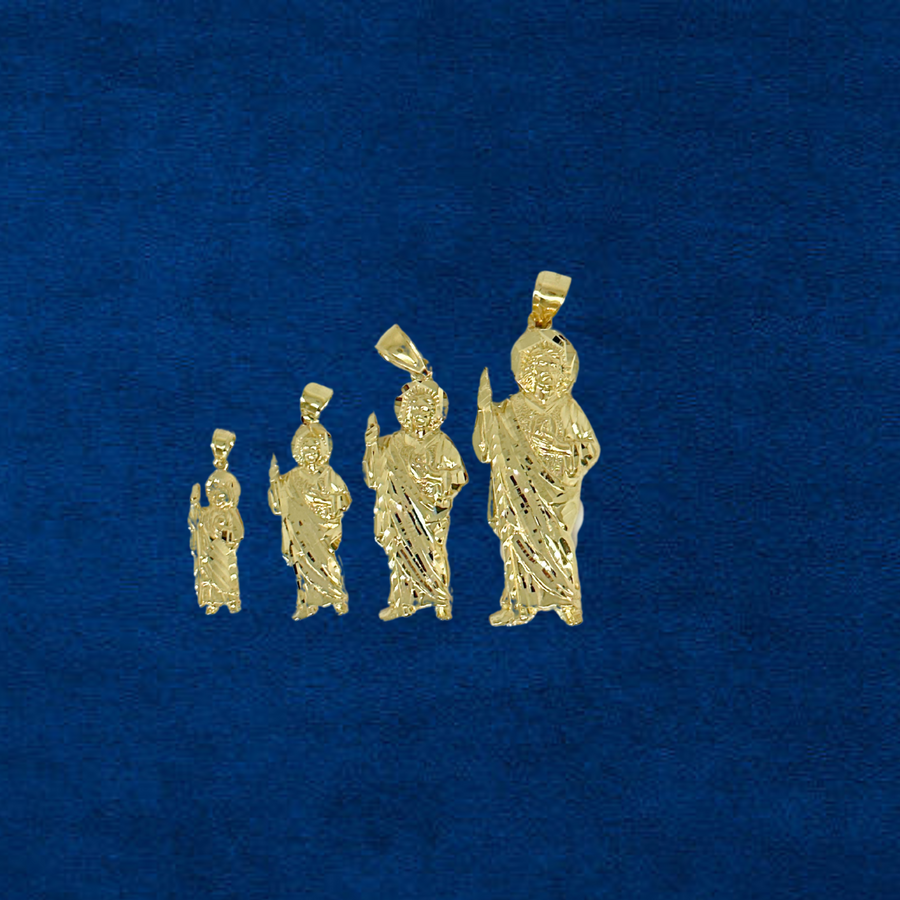 10K Gold Saint Jude Thaddeus Pendant