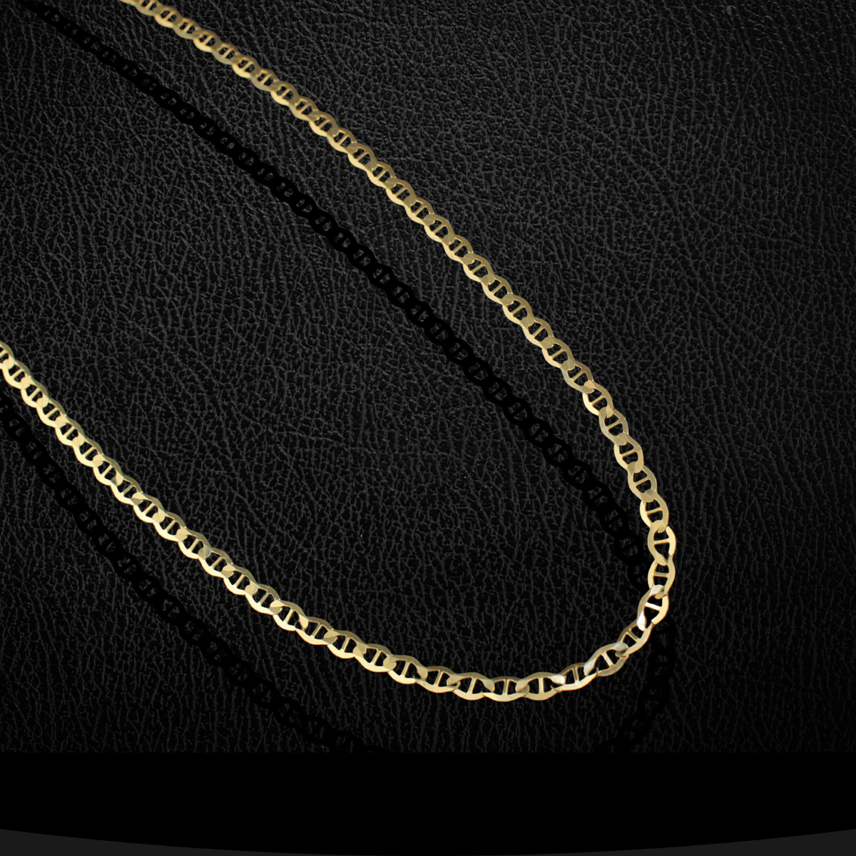 Cadena de oro macizo de 14K modelo Mariner