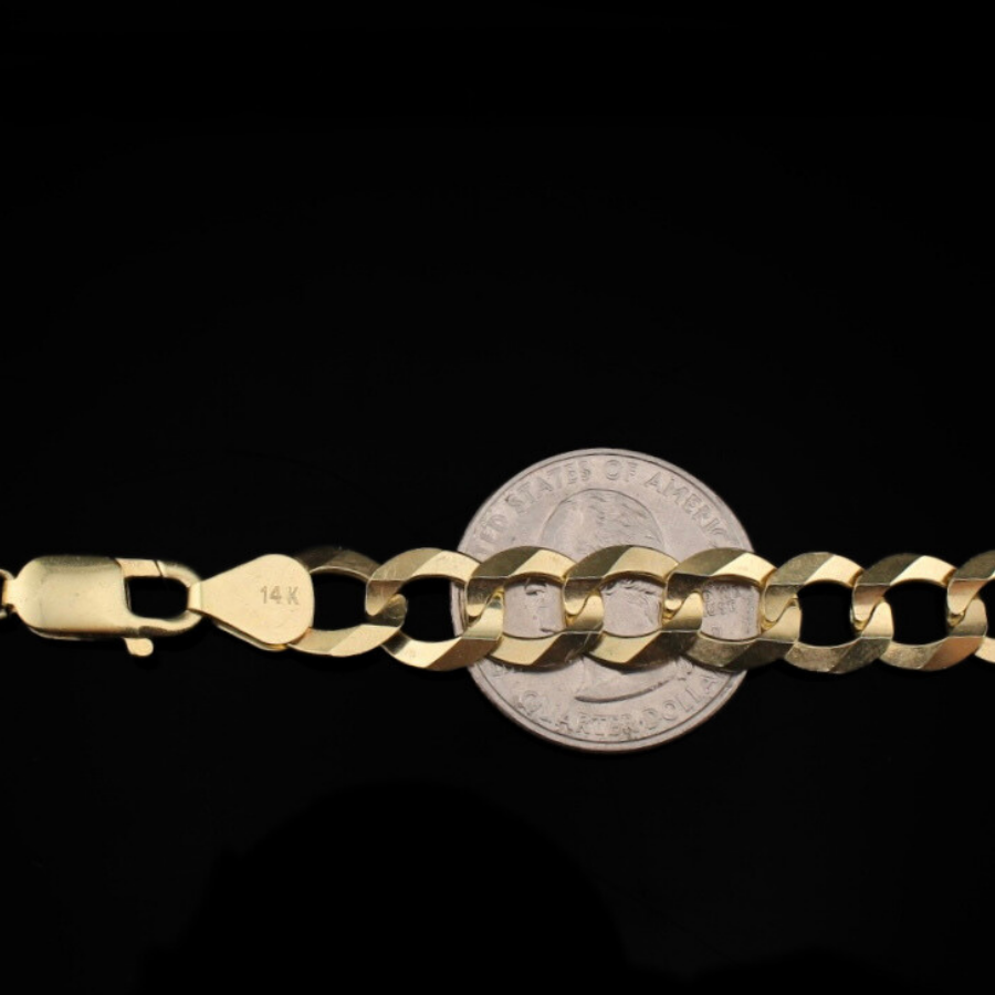 Real 14K Gold Cuban Chain