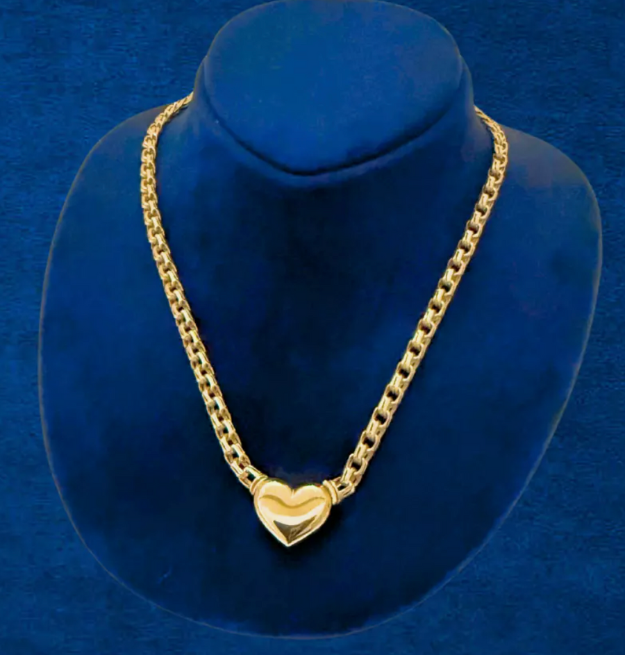 10K Heart Chino Chain