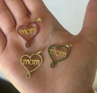 10K Gold Mom Pendant - Mother's Day Gift