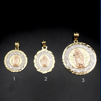 Real 10K Gold Quinceañera Pendants
