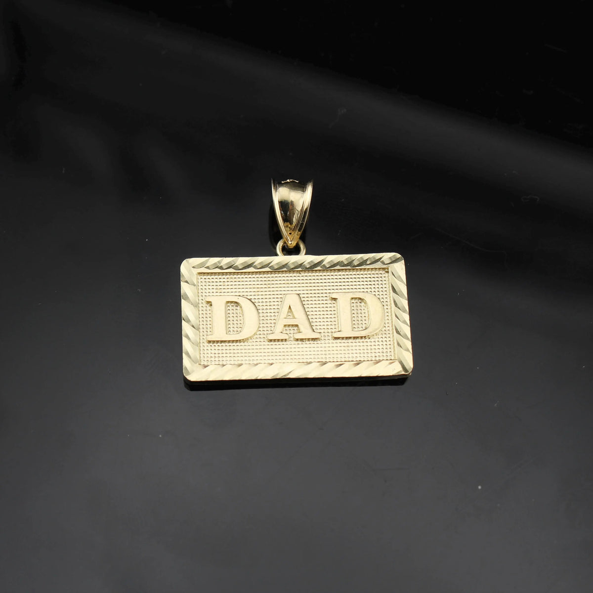 Real 10K Gold Dad Pendant