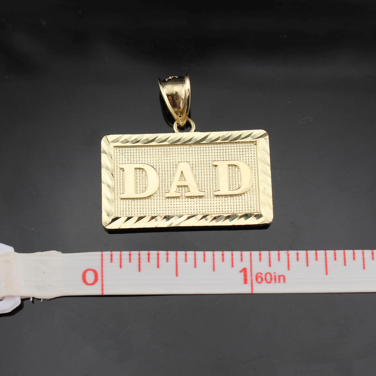 Real 10K Gold Dad Pendant