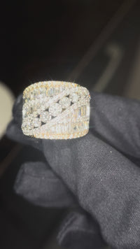 14K Gold Diamond Womens Ring