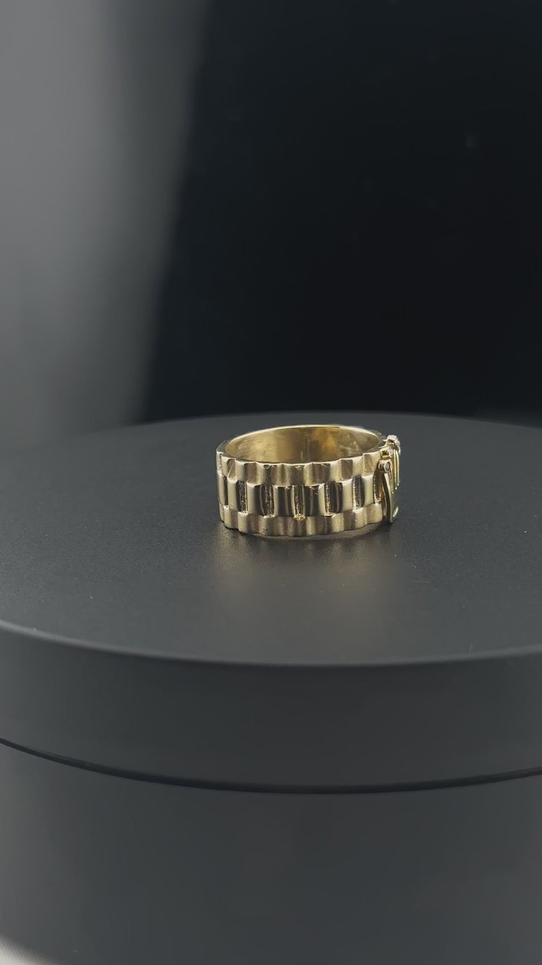 14K Rolex Inspired Mens Ring