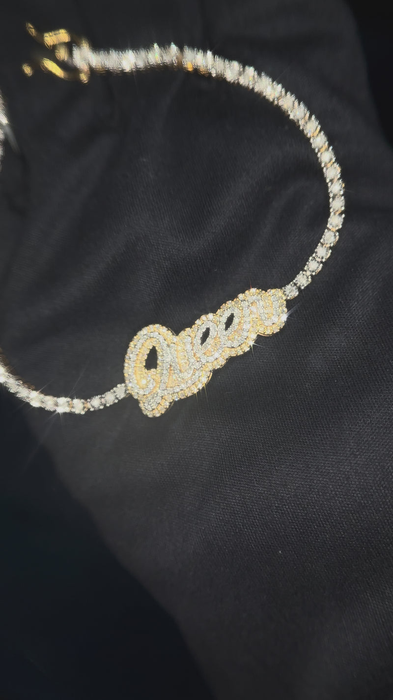 10K Diamond 'Queen' Bracelet 1.0 CTW