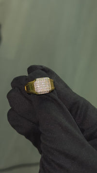 Anillo de oro real de 22K para hombre
