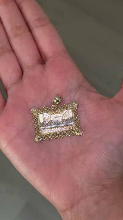 10K Real Gold Last Supper Pendant
