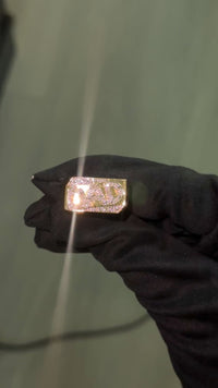 Real 10K Gold 'Dad' Diamond Ring