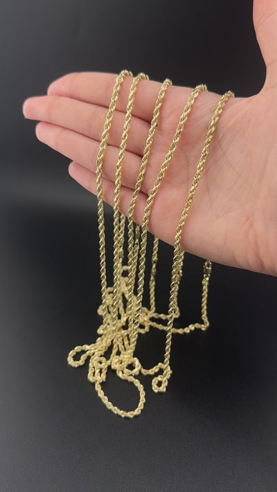 10K Rope Chains 3mm