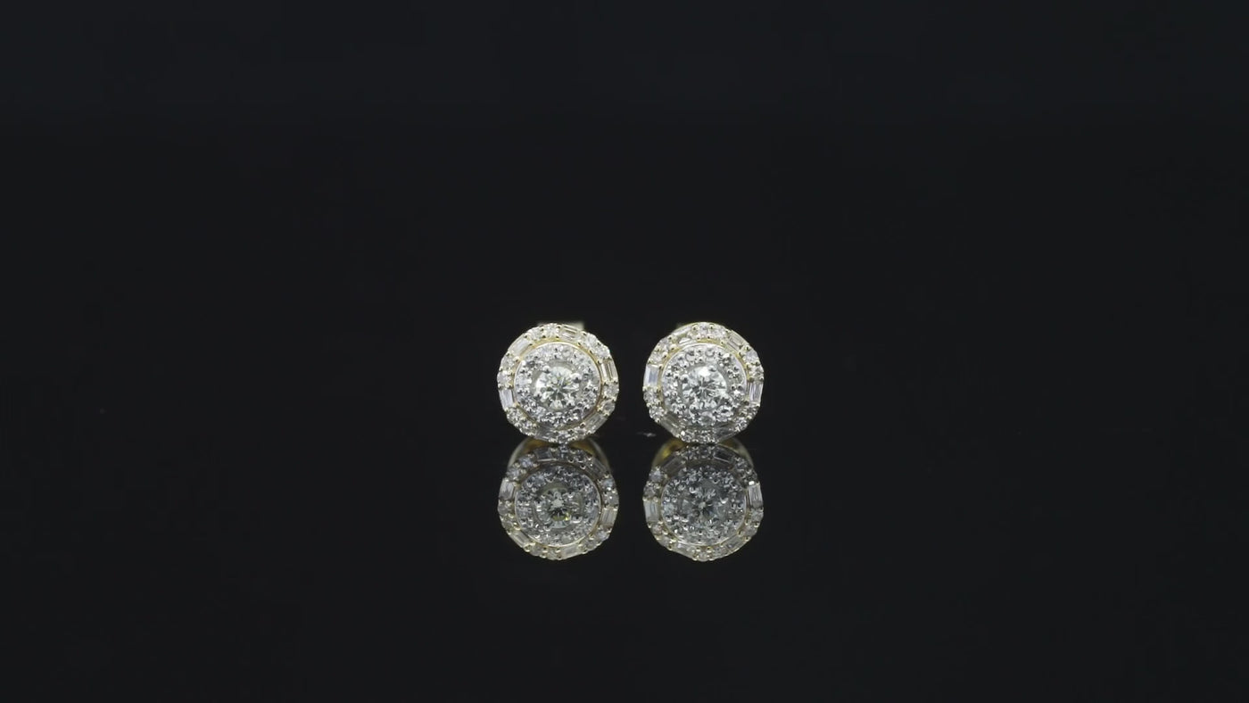 10K Yellow Gold Diamond Studs 0.31 ctw