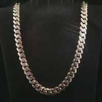 10K Monaco Diamond Cut Chain