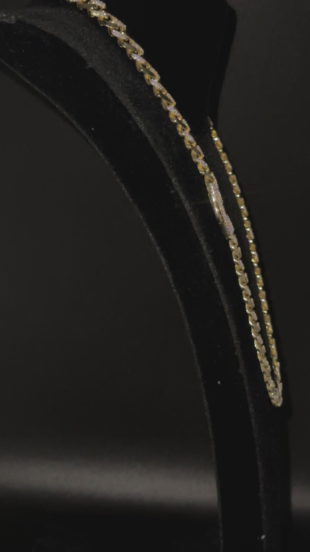 10K Monaco Cuban Chain Iced Out 24 in