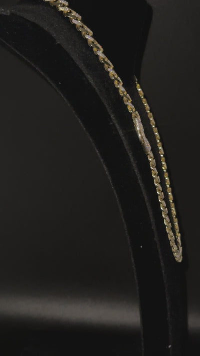 10K Monaco Cuban Chain Iced Out 24 in