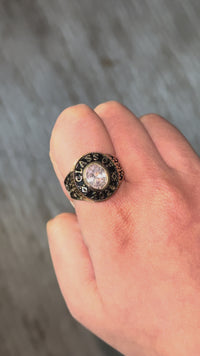 Anillo de oro de 14K real Clase de 2026