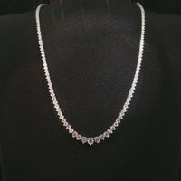 Silver 925 Diamond Tennis Chain